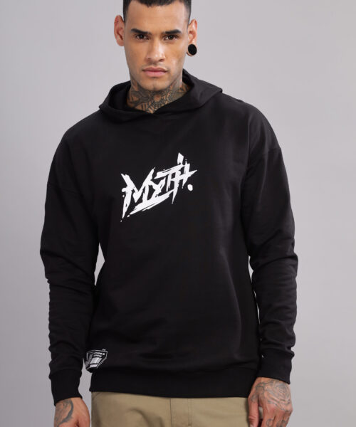 Dropshoulder Hoodies black