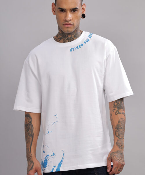 Oversized T-shirt ART White